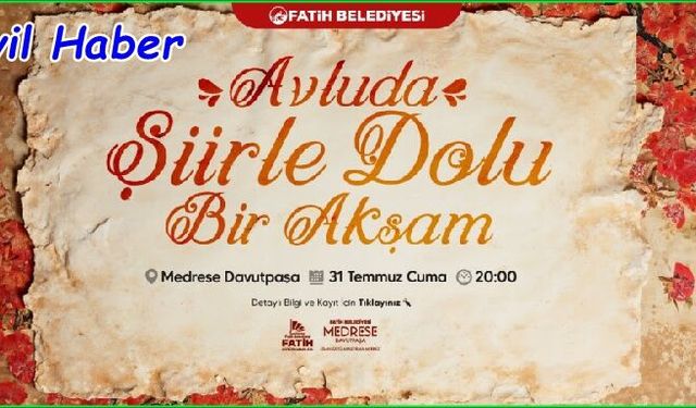 Şiirle Dolu Bir Akşam