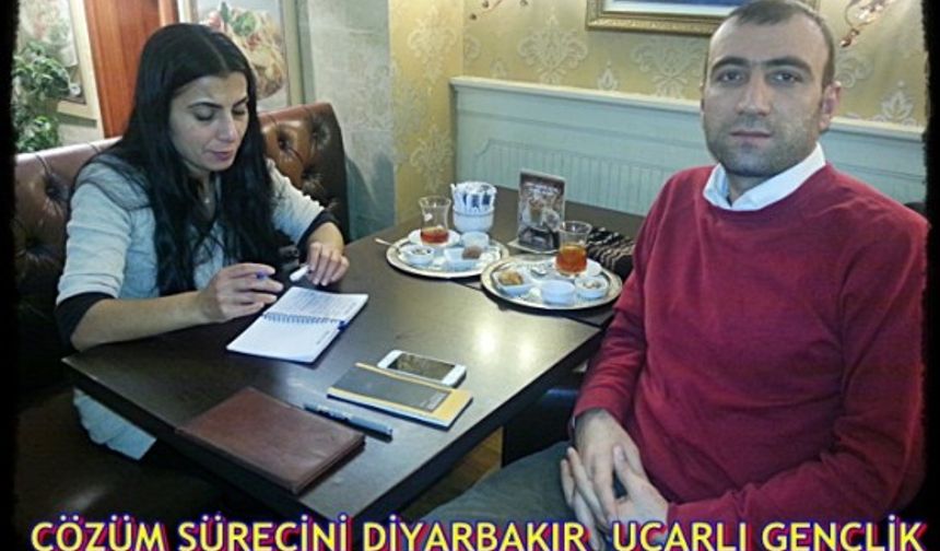 ÇÖZÜM SÜRECİNİ DİYARBAKIR UÇARLI GENÇLİK DERNEĞİ BAŞKANI İLE DEĞERLENDİRDİK