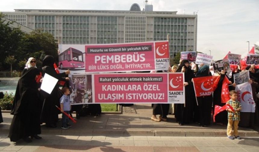 Kadın Kolları olarak Pembe Metrobüs talebi