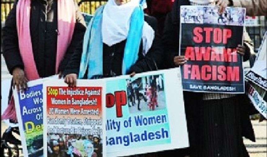 Beyaz Saray önünde 'Cemaat'i İslami' protestosu