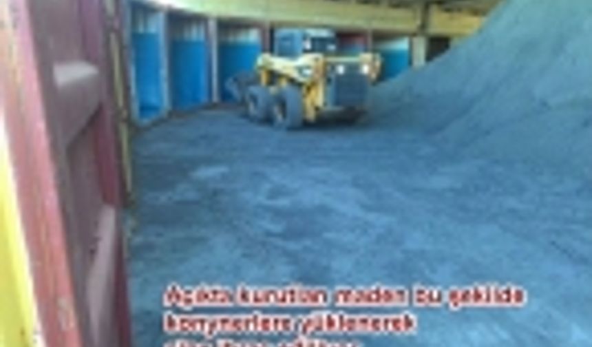 Trabzon Limanındaki maden cıvamı