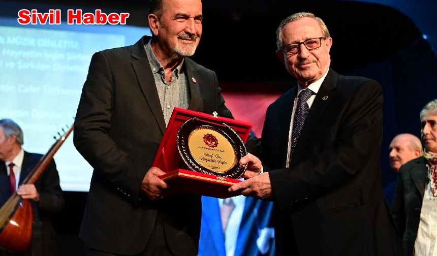 Prof. Dr. Hayrettin İvgin’in, sanat hayatının 60. yılını kutlandı.