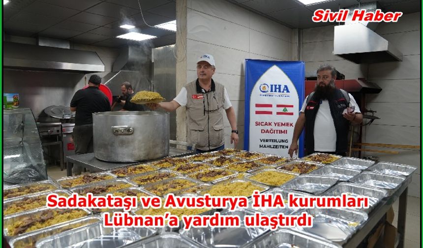 Sadakataşı ve Avusturya İHA kurumları Lübnan’a yardım ulaştırdı