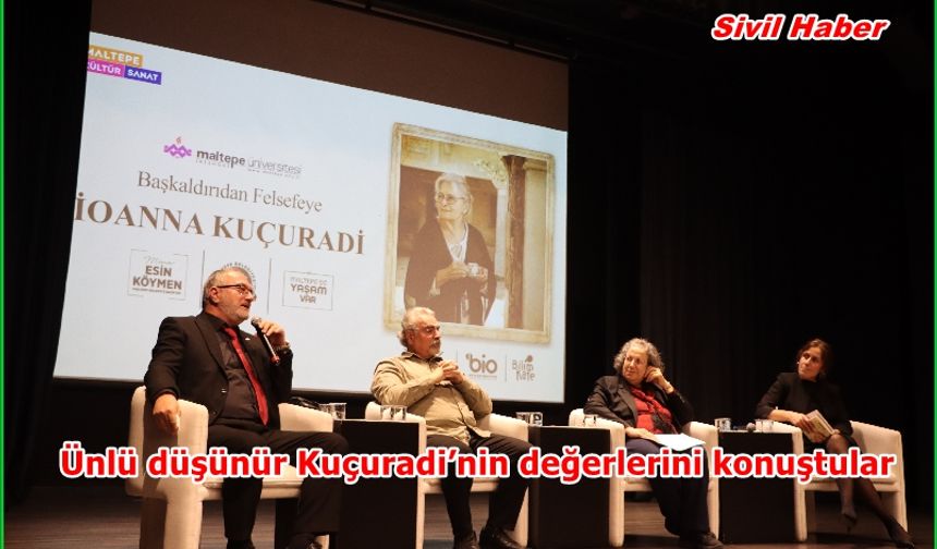 Ünlü düşünür Kuçuradi’nin değerlerini konuştular