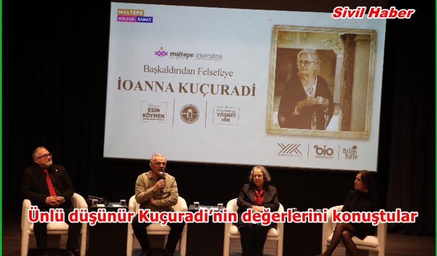 Ünlü düşünür Kuçuradi’nin değerlerini konuştular