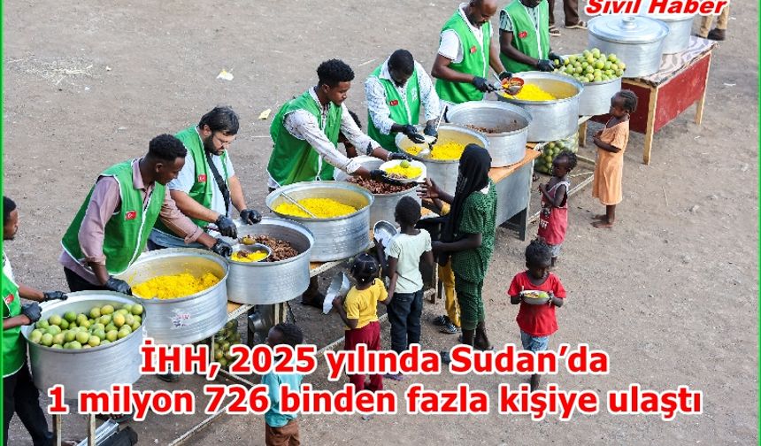 İHH, 2025 yılında Sudan’da 1 milyon 726 binden fazla kişiye ulaştı