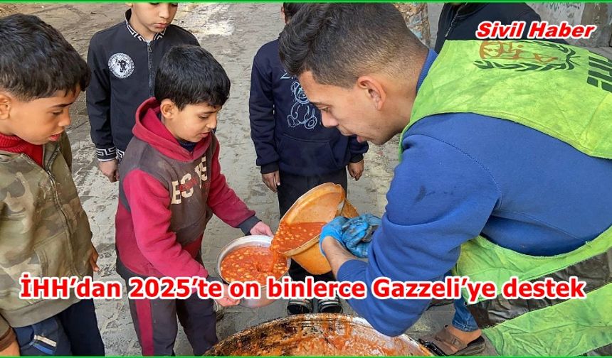 İHH’dan 2025’te on binlerce Gazzeli’ye destek