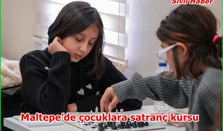 Maltepe’de çocuklara satranç kursu