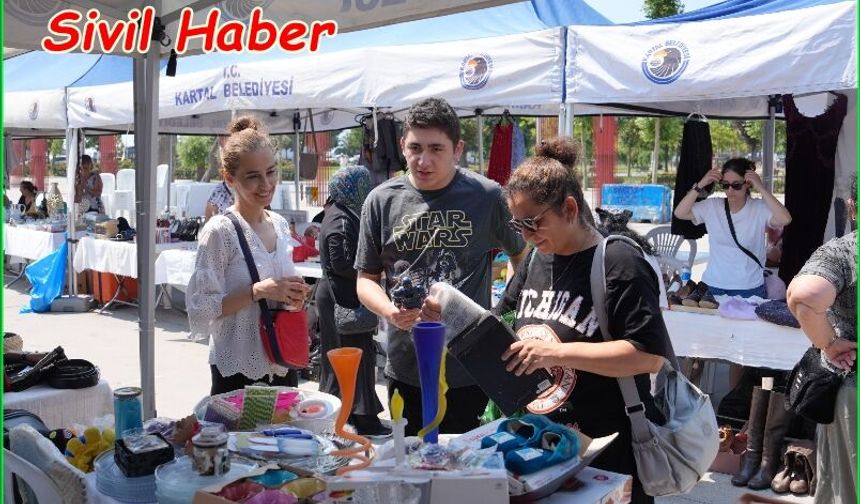 “Atma Sat İkinci El Pazarı” Kartallılarla Buluştu