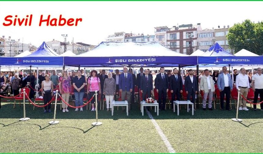 ŞİŞLİ'DE YAZ SPOR OKULLARI COŞKULU ŞÖLENLE BAŞLADI