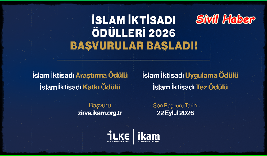 İslam İktisadı Ödülleri 2026 Başvuruları Başladı!