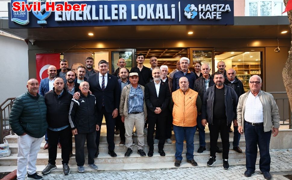 Güzeltepe Emekliler Lokali Hafıza Kafe hizmete açıldı