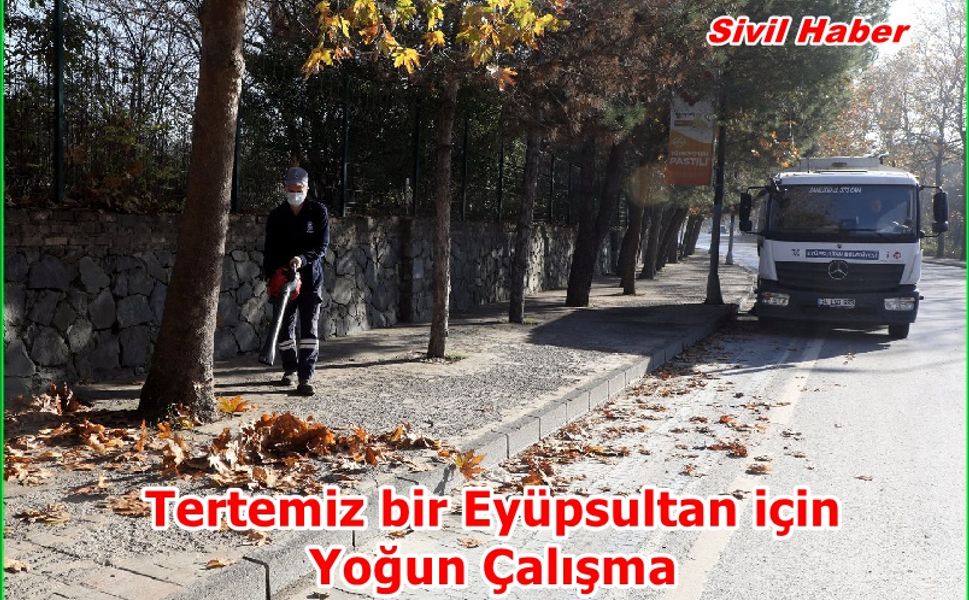Tertemiz bir Eyüpsultan yoğun çalışma