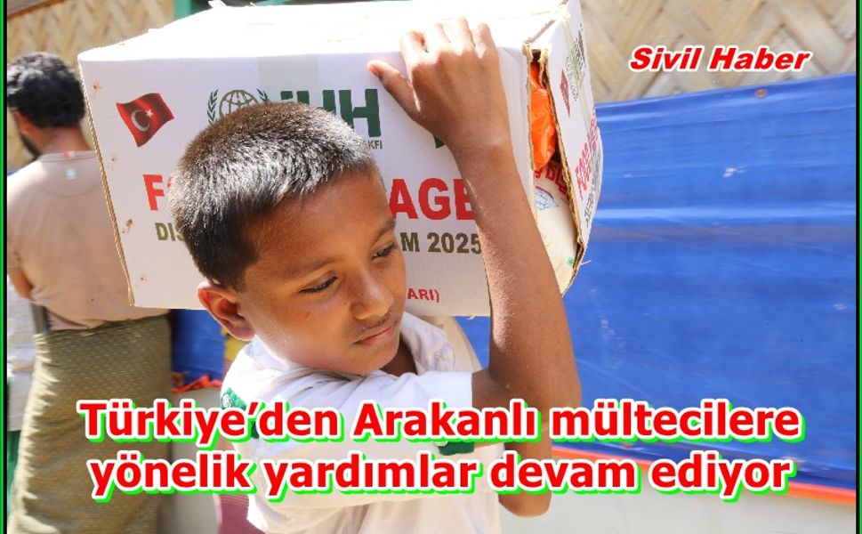 İHH, Bangladeş’teki mülteci kampında 350 aileye gıda kumanyası dağıttı.
