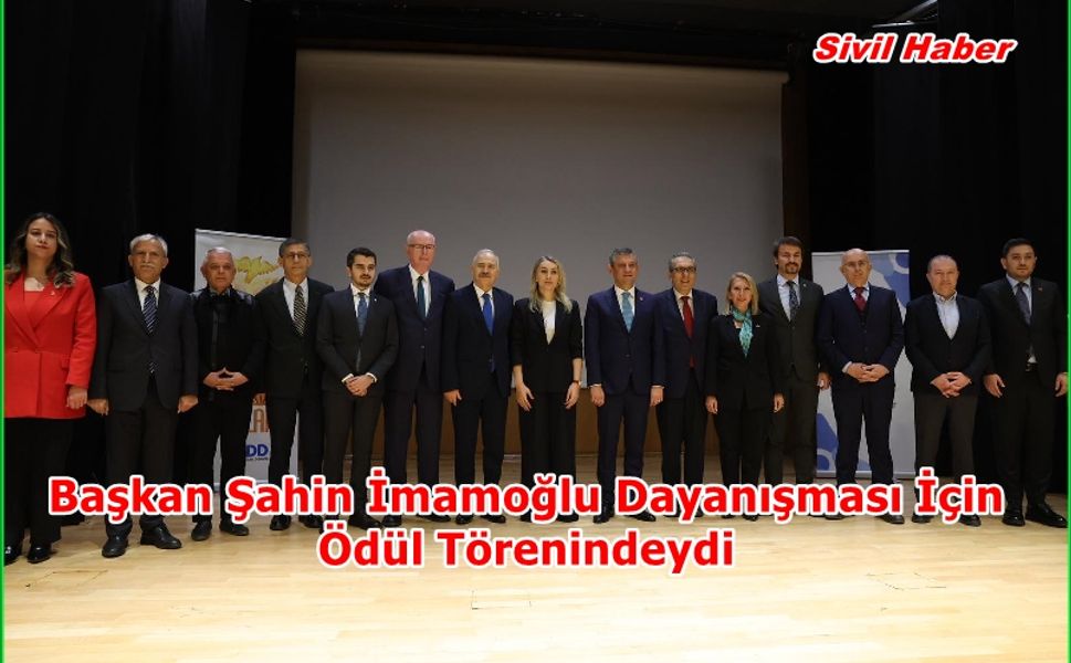 2025 İnsan Hakları Onur Ödülü İmamoğlu’na Verildi