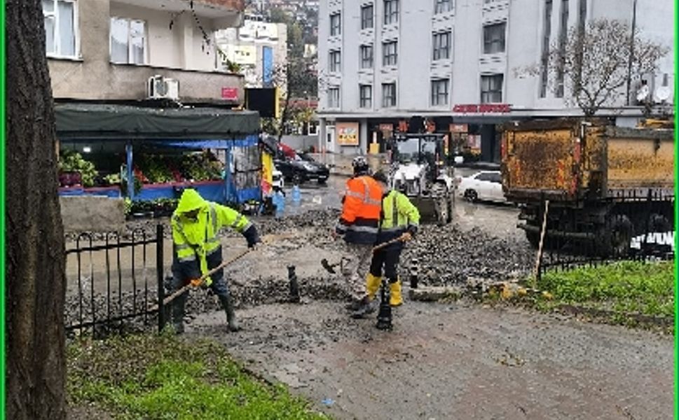 Eyüpsultan’da Fen işleri çalışmaları aralıksız sürüyor