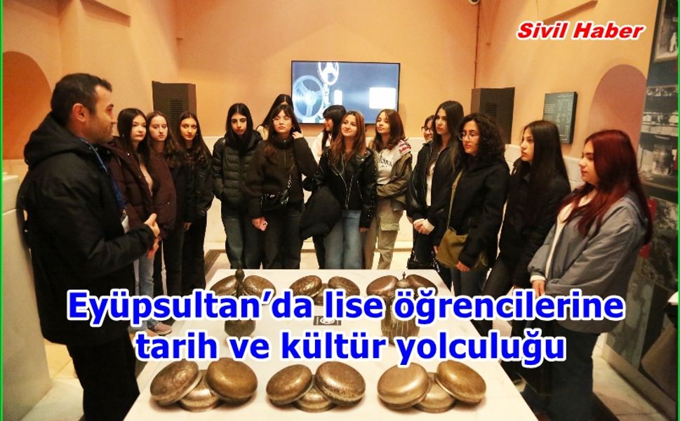 Eyüpsultan’da  öğrencilere tarih ve kültür yolculuğu