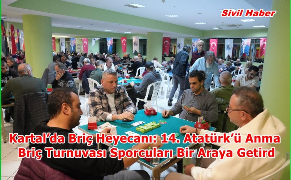 Atatürk’ü Anma Briç Turnuvası Sporcuları Bir Araya Getirdi