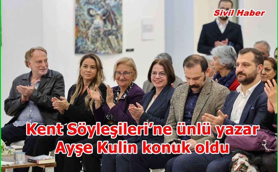 Kent Söyleşileri’ne ünlü yazar Ayşe Kulin konuk oldu