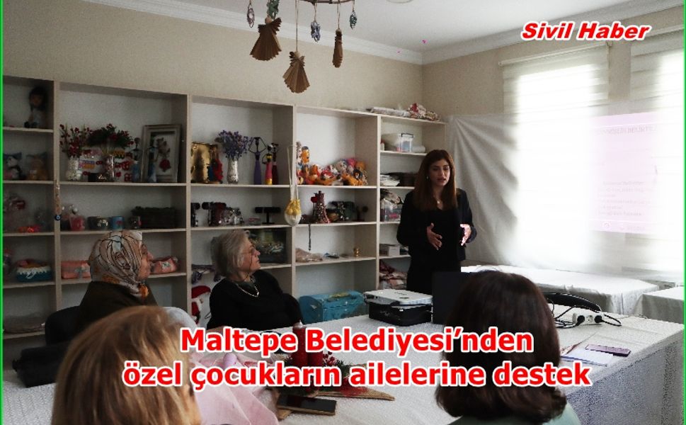 Maltepe Belediyesi’nden özel çocukların ailelerine destek