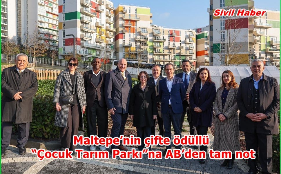 Maltepe’nin çifte ödüllü “Çocuk Tarım Parkı”na AB’den tam not