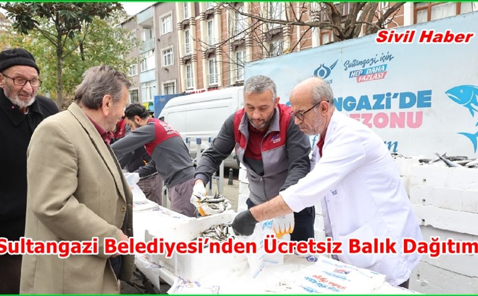 Sultangazi Belediyesi’nden Ücretsiz Balık Dağıtımı!