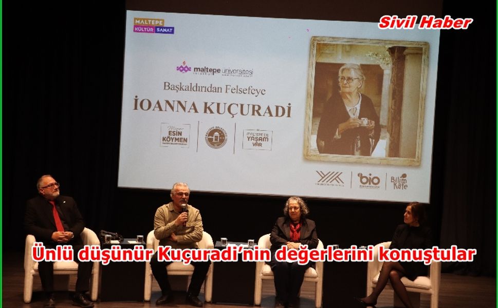 Ünlü düşünür Kuçuradi’nin değerlerini konuştular