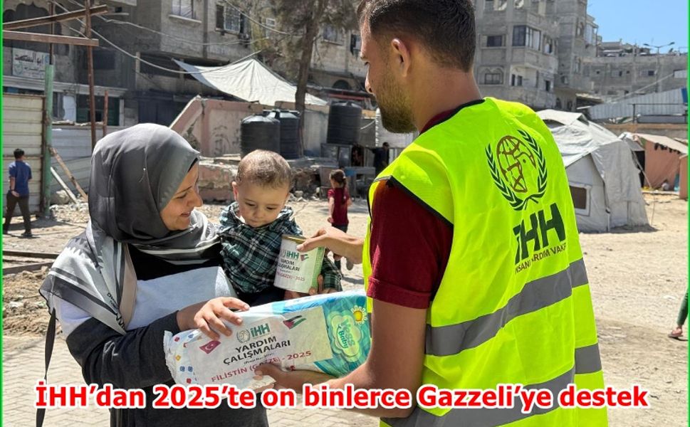 İHH’dan 2025’te on binlerce Gazzeli’ye destek