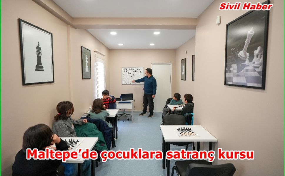 Maltepe’de çocuklara satranç kursu