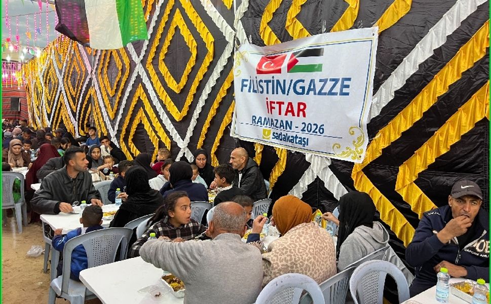 Sadakataşı’ndan Gazze’de kardeşlik iftarı