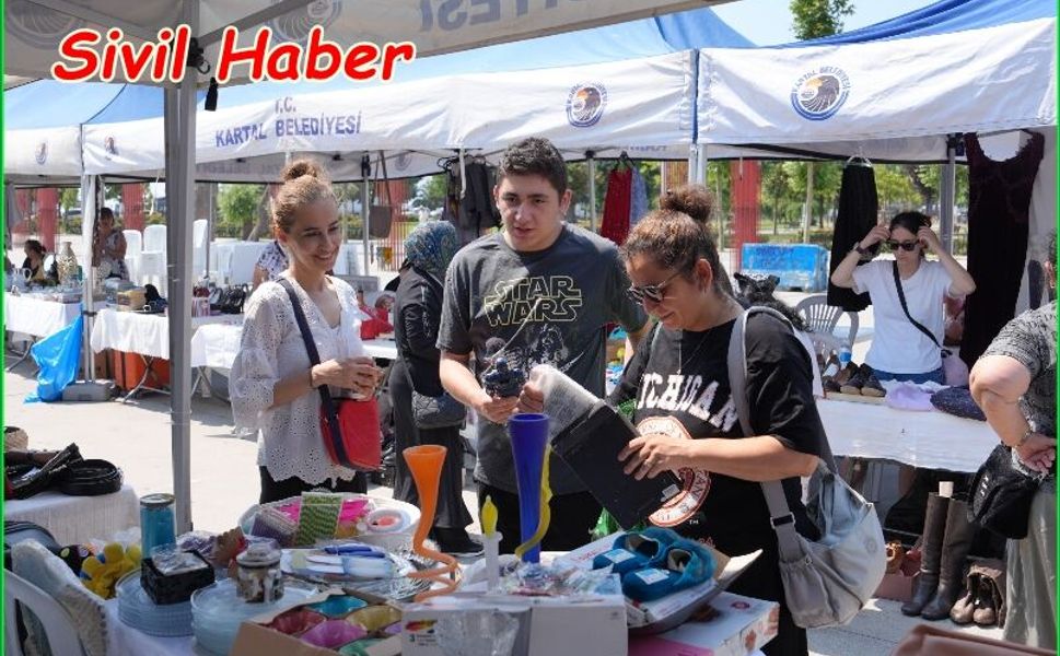 “Atma Sat İkinci El Pazarı” Kartallılarla Buluştu