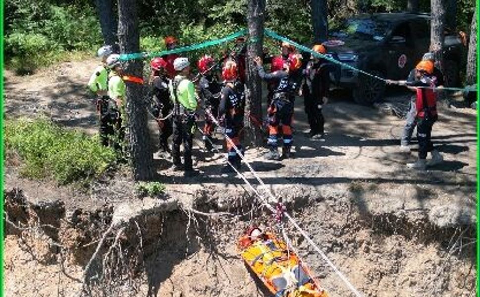 Eyüpsultan’da TAMP Heyelan konulu saha tatbikatı yapıldı