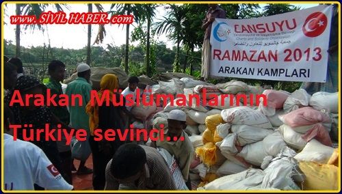 Arakan Müslümanlarının Türkiye sevinci