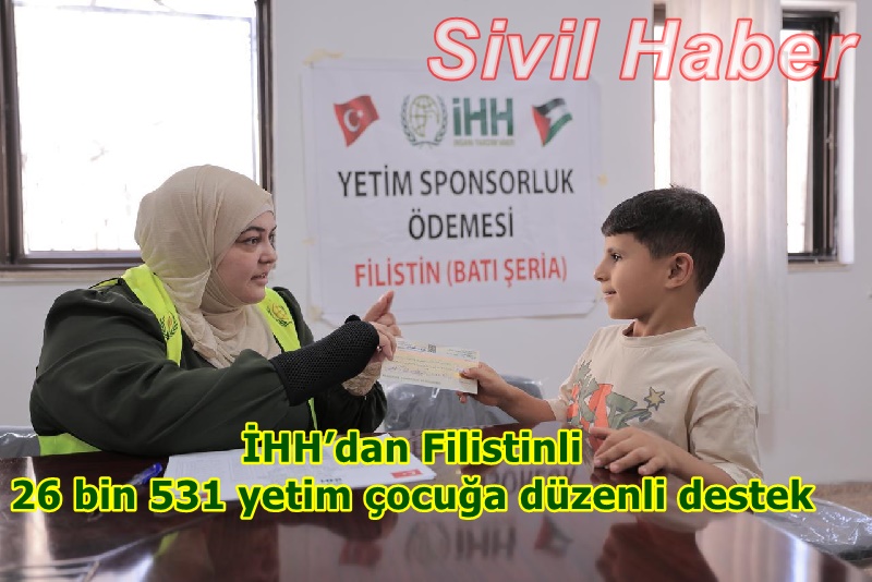 İHH’dan Filistinli 26 bin 531 yetim çocuğa düzenli destek
