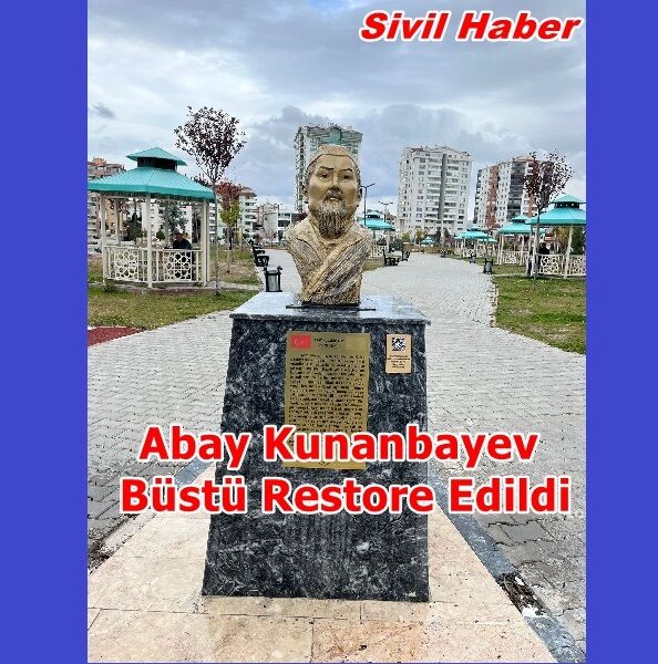 Abay Kunanbayev Büstü Restore Edildi