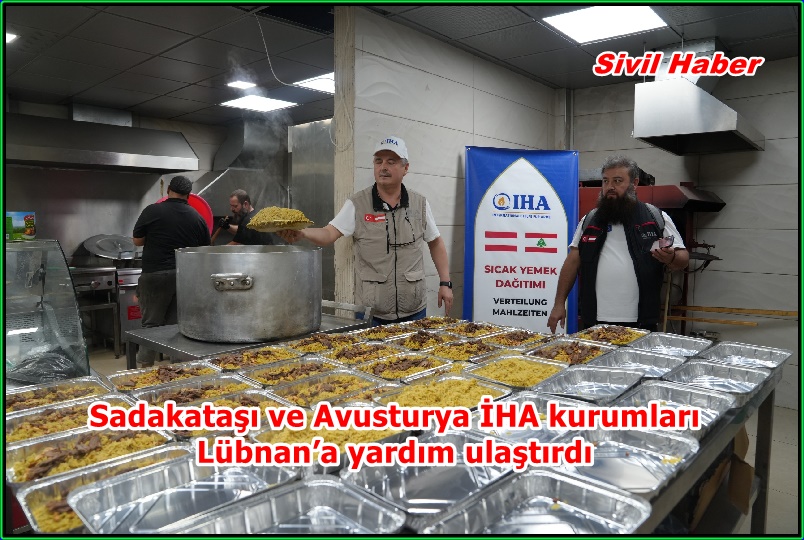 Sadakataşı ve Avusturya İHA kurumları Lübnan’a yardım ulaştırdı