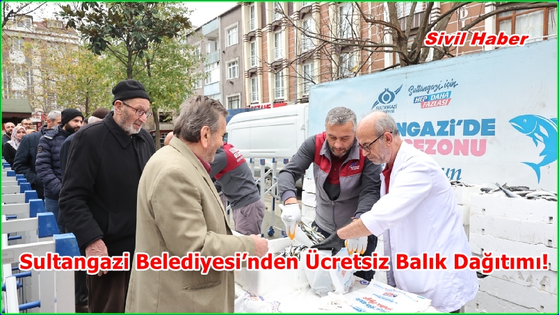 Sultangazi Belediyesi’nden Ücretsiz Balık Dağıtımı!